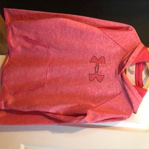 Pink Under Armour Cold gear hoodie
